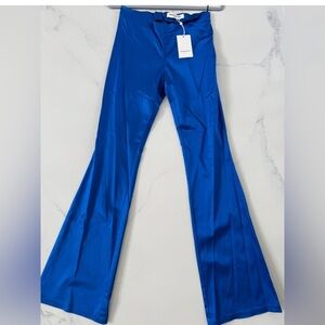 Amanda Uprichard Vibrant Blue Flared Pants NWT